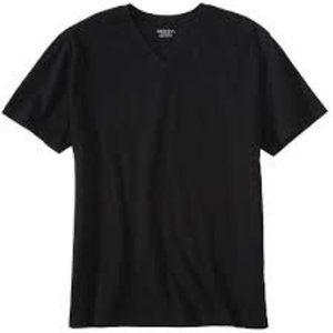Black V-Kneck T Shirt